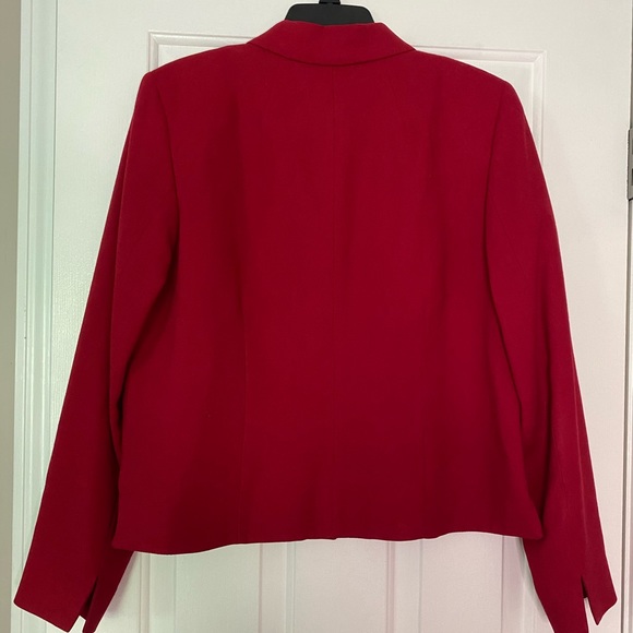 VTG red 14 Pendleton wool blazer buttons virgin - Picture 4 of 11